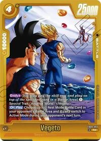 Vegeta FB09-093 Dragon Ball Fusion World card, Alt Art