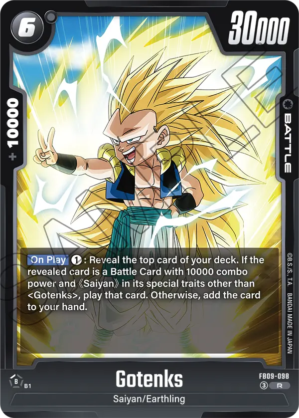 Gotenks FB09-098 card