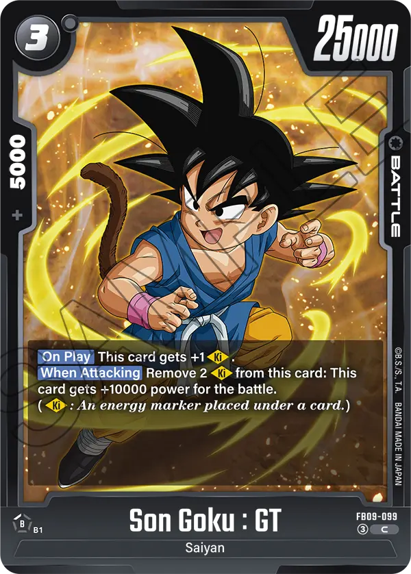 Son Goku : GT FB09-099 card