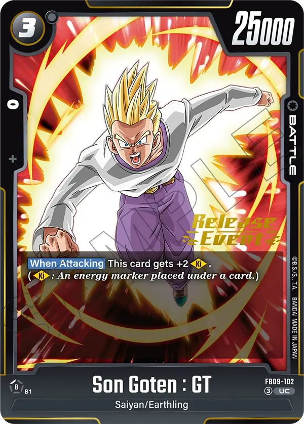 Son Goten : GT FB09-102-p1 card