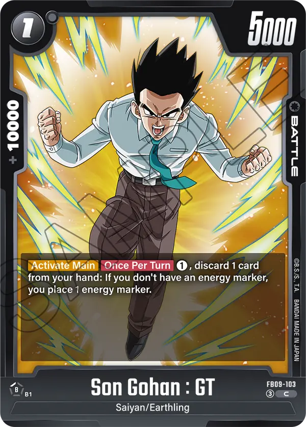 Son Gohan : GT FB09-103 card
