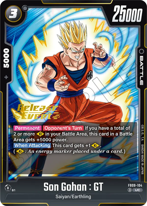 Son Gohan : GT FB09-104-p1 card