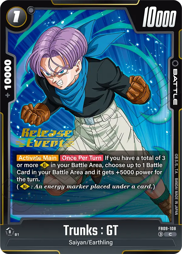 Trunks : GT FB09-108-p1 card