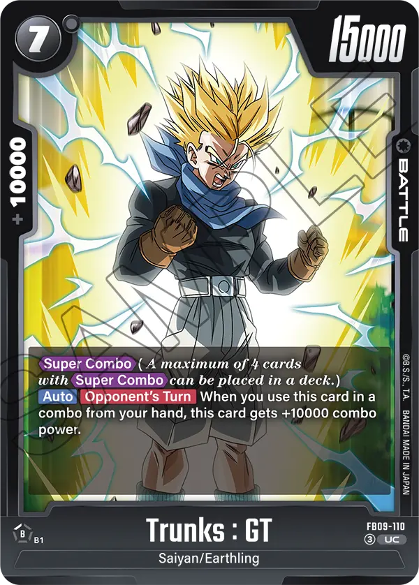 Trunks : GT FB09-110 card