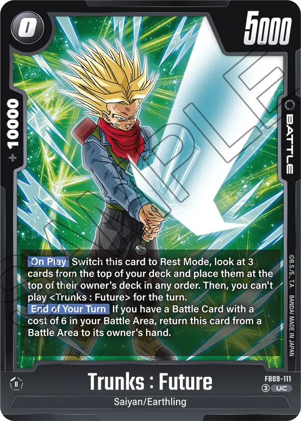 Trunks : Future FB09-111 card