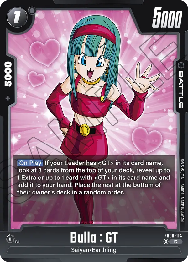 Bulla : GT FB09-114 card