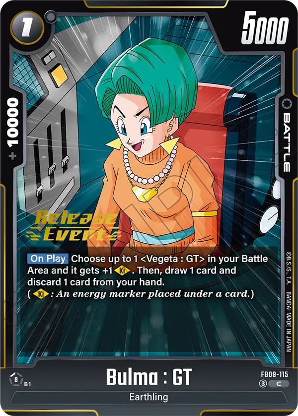Bulma : GT FB09-115-p1 card