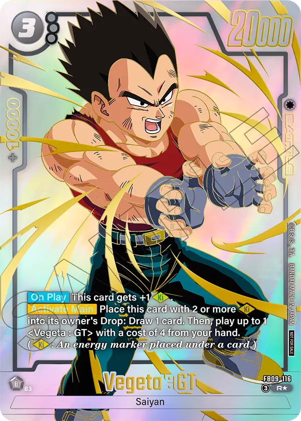 Vegeta : GT FB09-116-p1 card