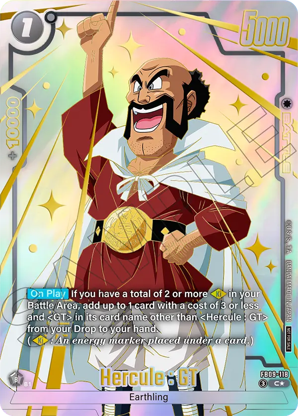 Hercule : GT FB09-118-p1 card