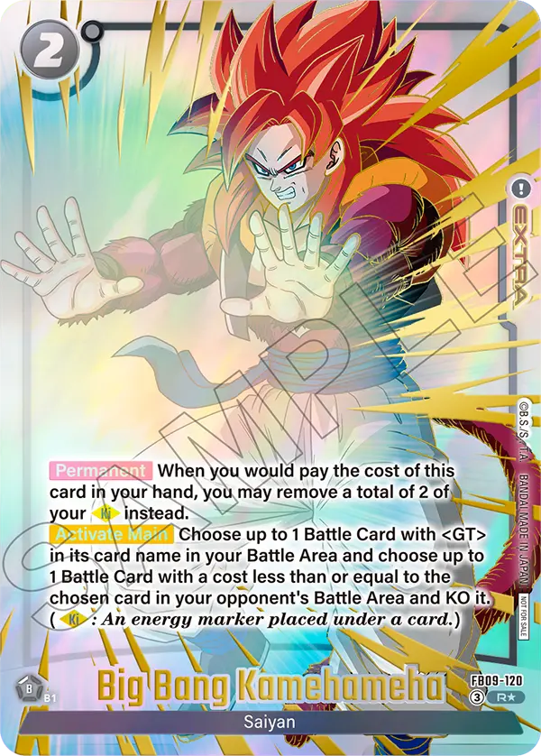 Big Bang Kamehameha FB09-120-p1 card
