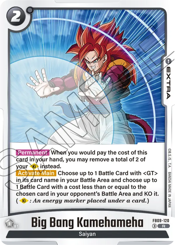 Big Bang Kamehameha FB09-120 card