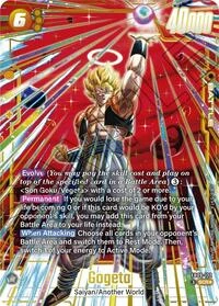 Gogeta FB09-122 Dragon Ball Fusion World card, Alt Art
