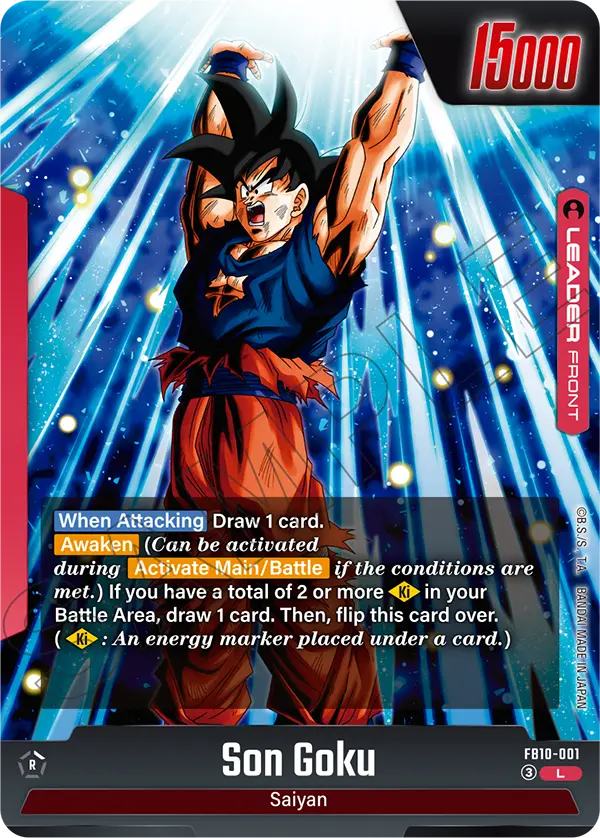 Son Goku FB10-001 Dragon Ball Fusion World card