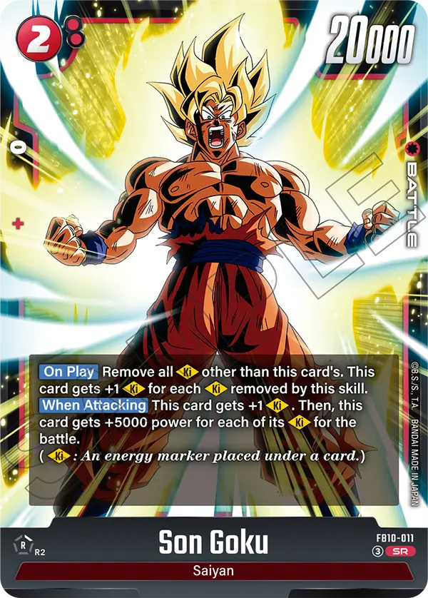 Son Goku FB10-011 card