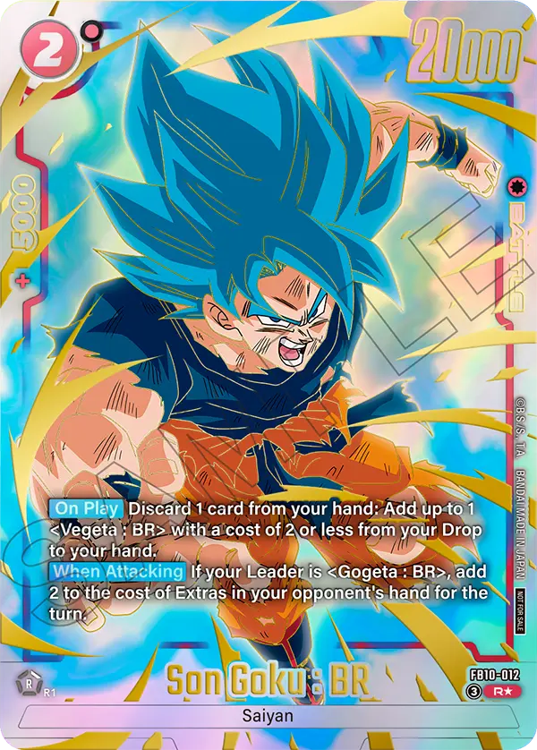 Son Goku : BR FB10-012-p1 card