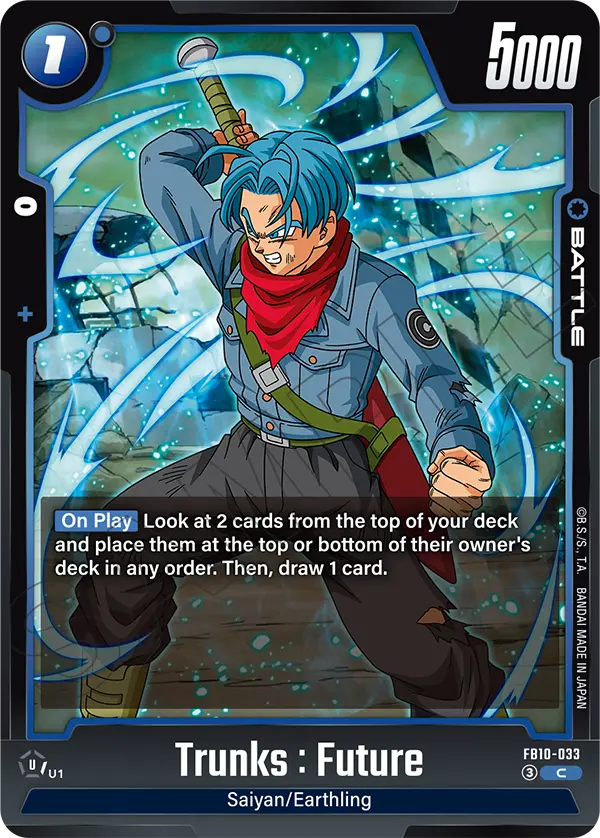 Trunks : Future FB10-033 card