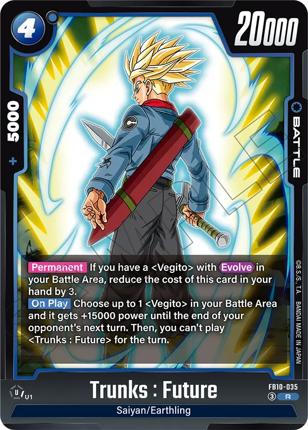Trunks : Future FB10-035 card