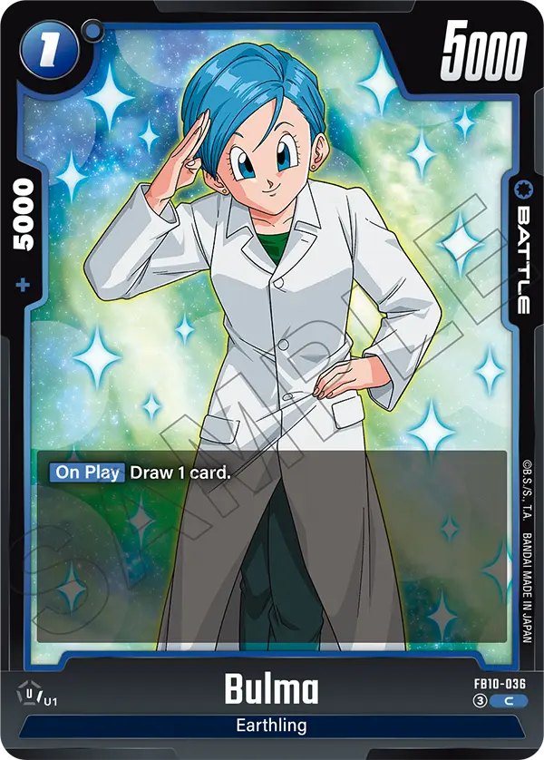 Bulma FB10-036 card