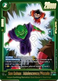 Son Gohan : Adolescence/Piccolo FB10-057-p1 card