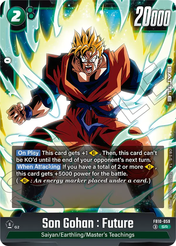 Son Gohan : Future FB10-059 Dragon Ball Fusion World card