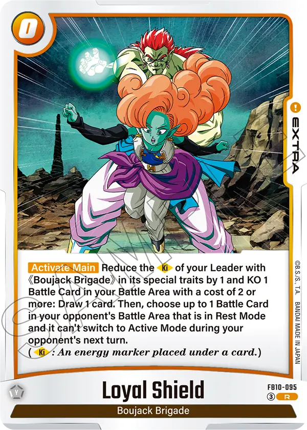 Loyal Shield FB10-095 card