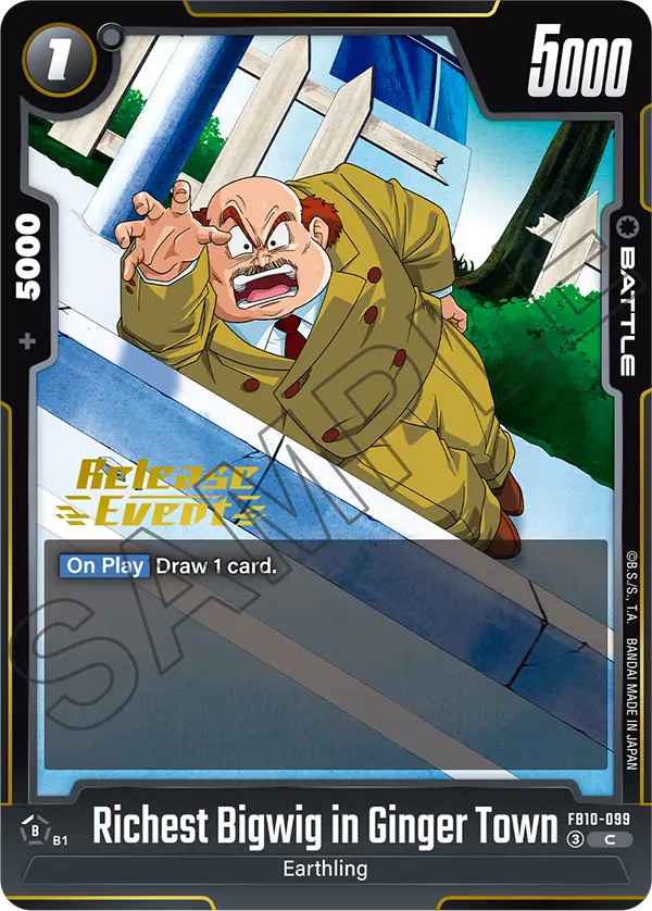 Richest Bigwig in Ginger Town FB10-099-p1 card
