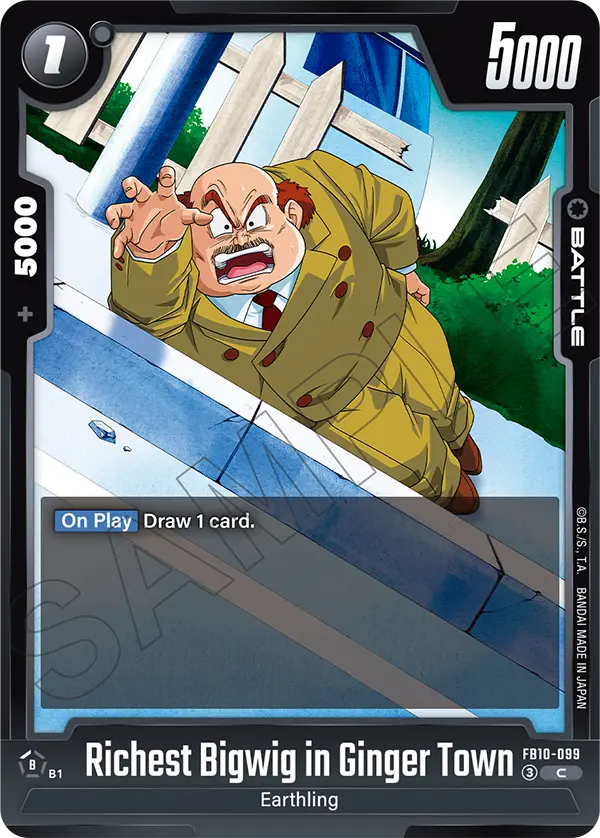 Richest Bigwig in Ginger Town FB10-099 card