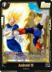 Android 18 FB10-104 Dragon Ball Fusion World card, Alt Art