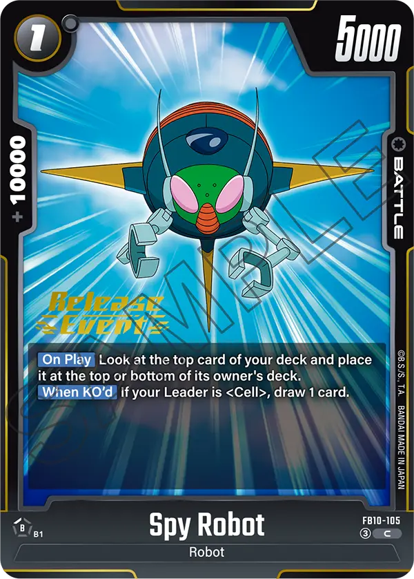 Spy Robot FB10-105-p1 card