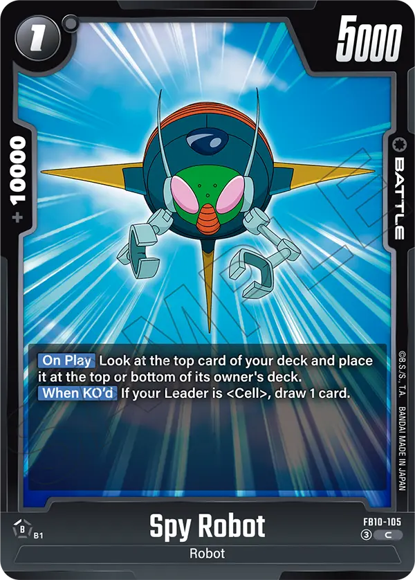 Spy Robot FB10-105 Dragon Ball Fusion World card