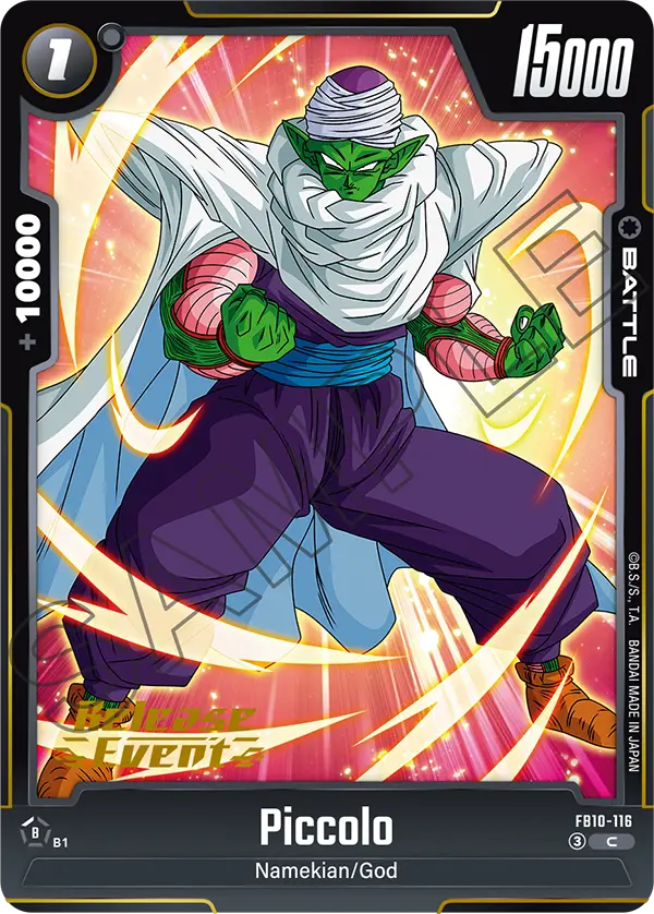 Piccolo FB10-116 Dragon Ball Fusion World card, Variant 1