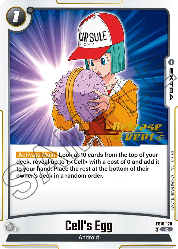 Cell's Egg FB10-120-p1 card
