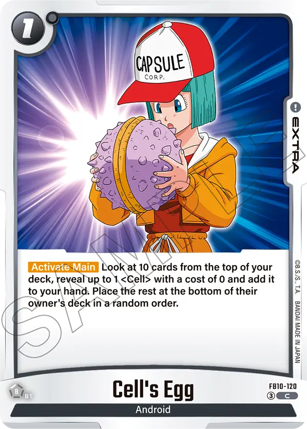 Cell's Egg FB10-120 card