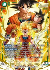 Son Gohan : Childhood FB10-122 Dragon Ball Fusion World card, Alt Art