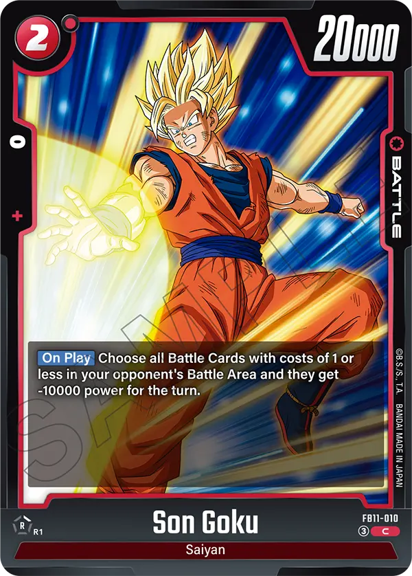 Son Goku FB11-010 card
