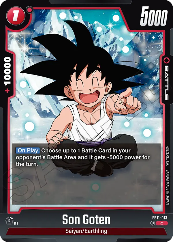 Son Goten FB11-013 Dragon Ball Fusion World card