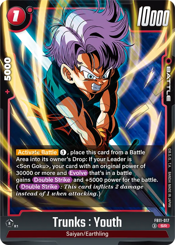 Trunks : Youth FB11-017 card