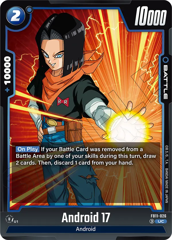 Android 17 FB11-026 card