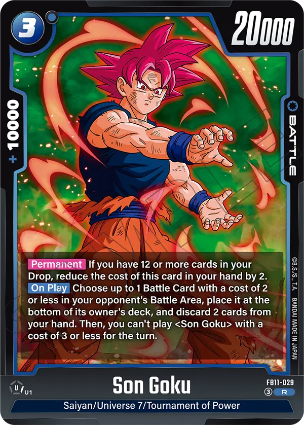 Son Goku FB11-029 Dragon Ball Fusion World card