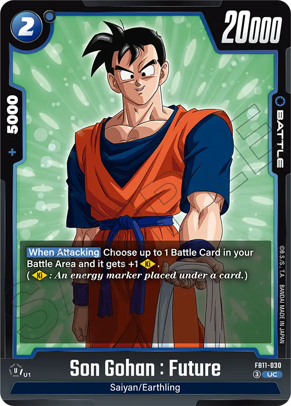 Son Gohan : Future FB11-030 card