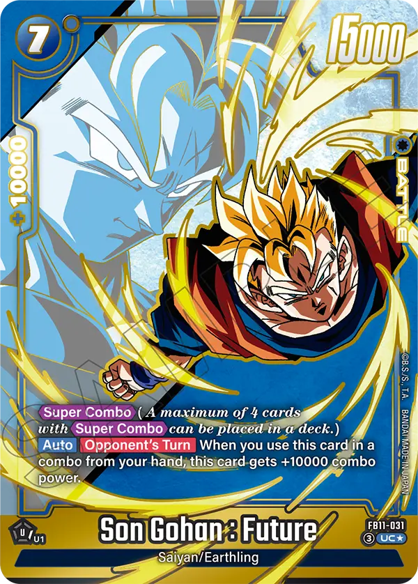 Son Gohan : Future FB11-031 Dragon Ball Fusion World card, Variant 1
