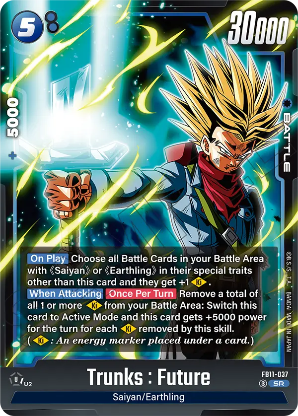 Trunks : Future FB11-037 card