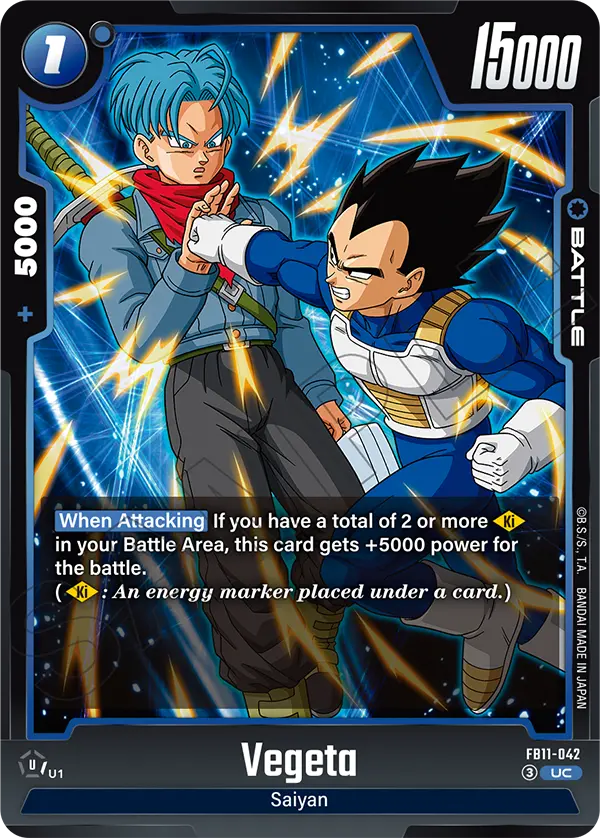 Vegeta FB11-042 card