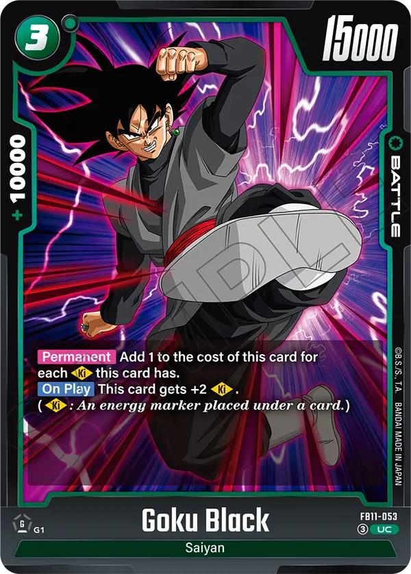 Goku Black FB11-053 card