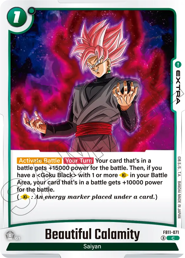 Beautiful Calamity FB11-071 card