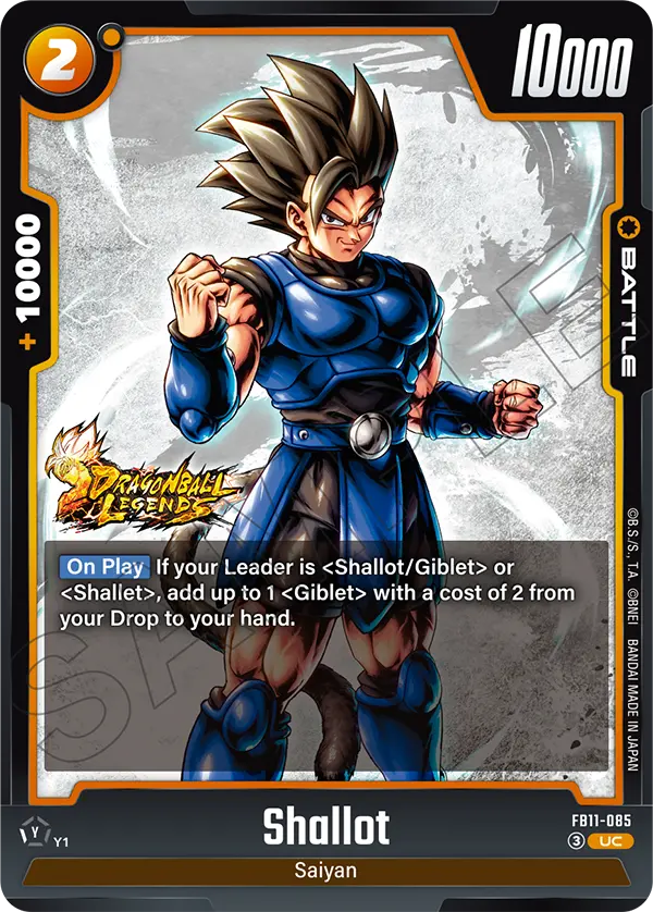 Shallot FB11-085 card