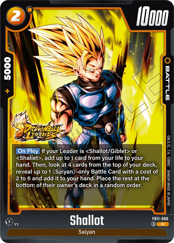 Shallot FB11-086 card