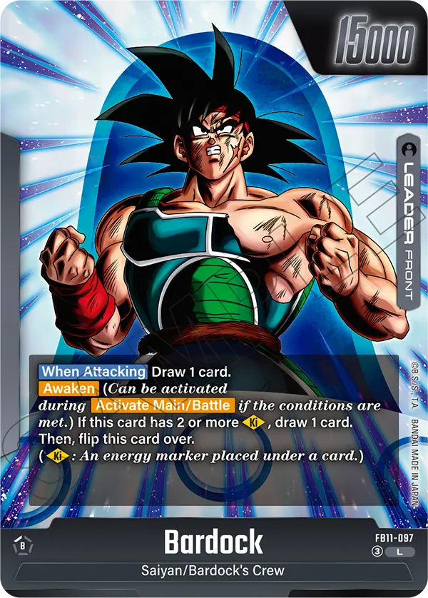 Bardock FB11-097 card
