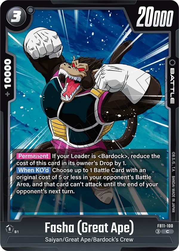 Fasha (Great Ape) FB11-100 card