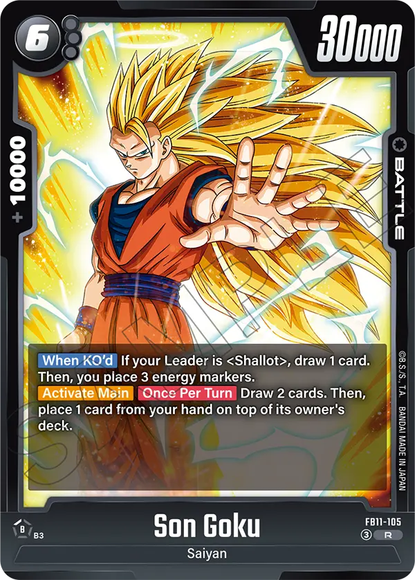 Son Goku FB11-105 Dragon Ball Fusion World card
